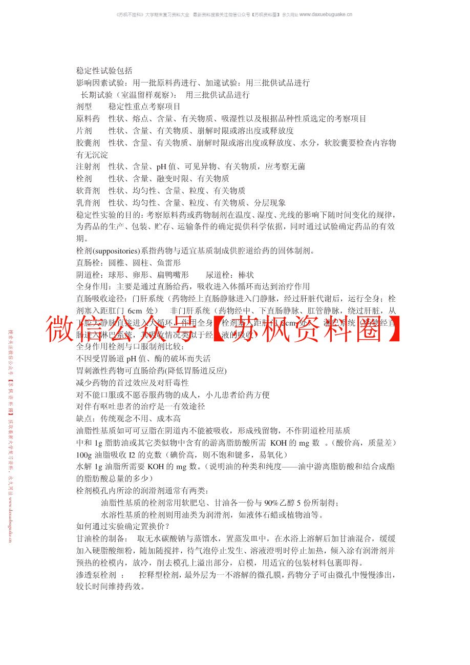 工业药剂学